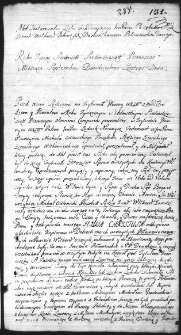 Akt testamentu listu fundacyjnego od Wawrzyńca Odlanickiego Poczobuta na rzecz dominikanów poławińskich