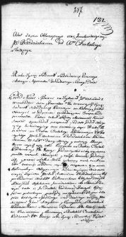 Akt zapisu obligacyjnego między Kazimierzem Chaleckim a Antonim Przeździeckim