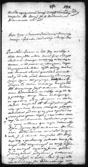 Akt listu na przyznanie między Kazimierzem Chaleckim a Antonim Przeździeckim