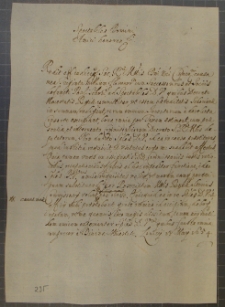 List Andrzeja Leszczyńskiego do mieszczan NN, Łowicz 17 V 1654 r.