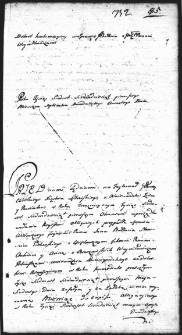 Dekret w sprawie między Janem Bałtuciem a Onufrym i Anną Woyniłowiczami