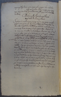 List Andrzeja Leszczyńskiego do starosty rawskiego [Jana Franciszka Lipskiego], bd. i m. [1653 r.]