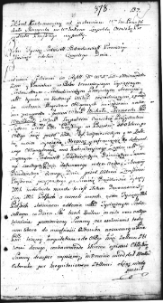 Dekret w sprawie między Michałem Skirmontem a Leopoldem Orzeszko