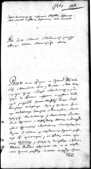 Dekret w sprawie między Józefem, Ignacym, Franciszką Koszowami a Heleną Koszowową