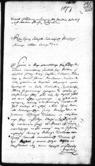 Dekret w sprawie między zakonem jezuitów konwentu połockiego a Stanisławem Snarskim