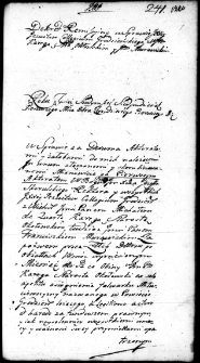 Dekret w sprawie między jezuitami kolegium grodzieńskiego a Mikołajem Koregą, Franciszkiem Murawickim