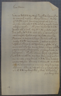 List Andrzeja Leszczyńskiego do NN księcia, Warszawa 11 I 1654 r.