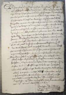 List prałatów i kanoników warmińskich do posesorów wsi Rogiedle (Rogetten) w sprawie praw do rybołówstwa i polowania