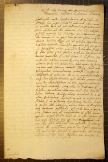List kanonika [i wikariusza generalnego] Eustachego Knobelsdorfa do kapituły warmińskiej, wspominający o napaści w Podgrodziu (Neukirch) i sprawie karczmy w Kiwitach