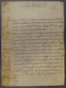 List Kardynała de Torres do Tobiasza Małachowskiego, Rzym 30 IV 1632 r.