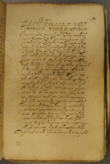 Respons marszałka koronnego na list Mikołaja Zebrzydowskiego, [1606 r.]