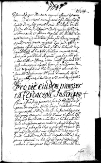 Propte eiusdem transportata Żydaczow inscriptio