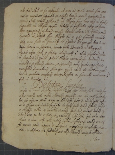Debitum Simplex, fragment zbioru formularzy prawa cywilnego z XVII w.