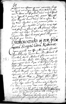 Drohoiowski in rem fr[atr]um suorum scriptum certum roborat