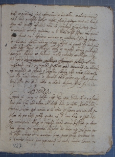 Arenda, fragment zbioru formularzy prawa cywilnego z XVII w.
