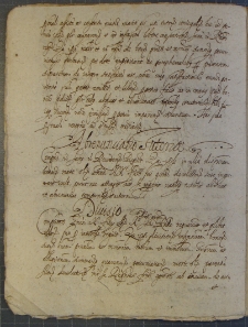 Diuisio, fragment zbioru formularzy prawa cywilnego z XVII w.
