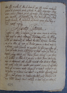 Assignatio Tutorum, fragment zbioru formularzy prawa cywilnego z XVII w.