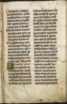 Psalm VI - Domine, ne in furore tuo arguas me, fragment psałterza fundacji Jana Łaskiego dla Kolegiaty w Łasku, 1516-1520 r.