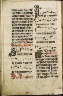 Antyfona post Epiphaniam, fragment psałterza fundacji Jana Łaskiego dla Kolegiaty w Łasku, 1516-1520 r.