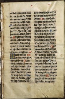 Psalm XIII - Dixit insipiens in corde suo, fragment psałterza fundacji Jana Łaskiego dla Kolegiaty w Łasku, 1516-1520 r.
