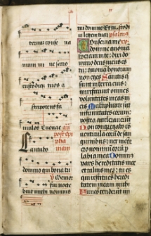 Psalm XV - Conserva me Domine, fragment psałterza fundacji Jana Łaskiego dla Kolegiaty w Łasku, 1516-1520 r.