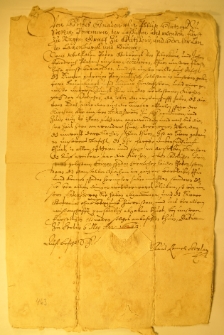List Filipa księcia pomorskiego, ze Szczecina 6 V 1563 r. [list nr 1]
