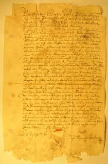 List Filipa księcia pomorskiego, ze Szczecina 6 V 1563 r. [list nr 2]