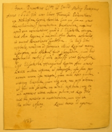 Zeznanie lekarza padewskiego dotyczące zbiorów w NN bibliotece, 1606 r.