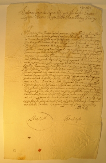 Biskupi list powszechny Andrzeja Leszczyńskiego, 10 V 1657 r.