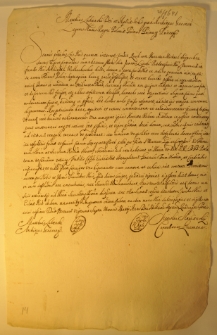 Biskupi list powszechny Mateusza Lubieńskiego, 26 III 1641 r.