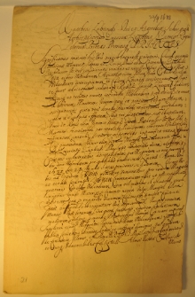 Biskupi list powszechny Mateusza Lubieńskiego, 22 IX 1643 r.