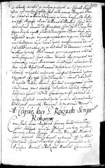M: capitaneus loci G. Roguski scriptum roborant