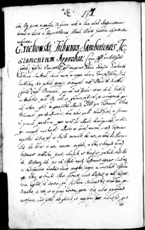 Grochowski tribunus Samboriensis testamentum approbat